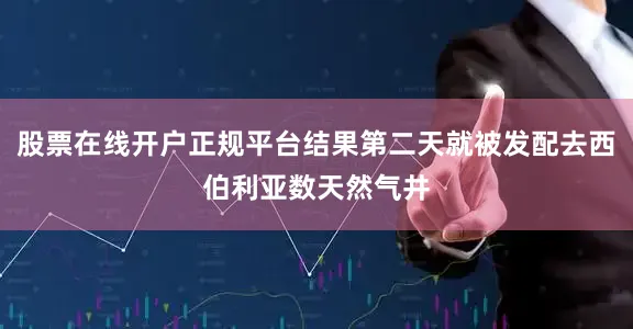 股票在线开户正规平台结果第二天就被发配去西伯利亚数天然气井
