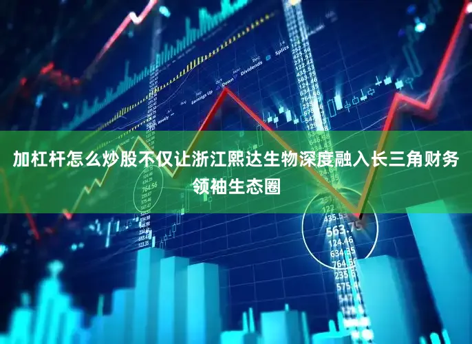 加杠杆怎么炒股不仅让浙江熙达生物深度融入长三角财务领袖生态圈